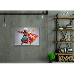 Wall Art Print - Funky senior woman