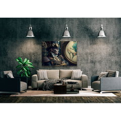 Wall Art Print - Steampunk Woman Portrait