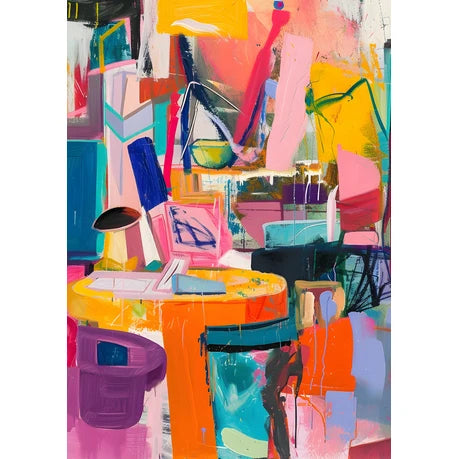 Wall Art Print - Abstract Restaurant