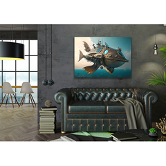 Wall Art Print - Steampunk Nautical Airship