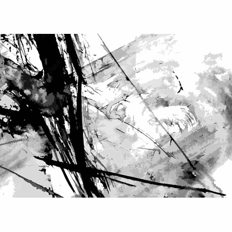 Wall Art Print - Abstract Ink Paint Vector Background