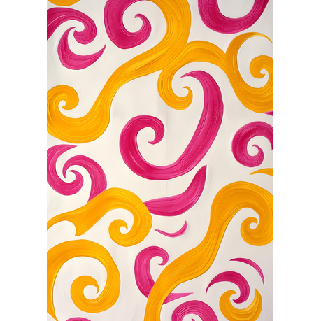 Wall Art Print- Abstract Swirls