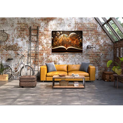 Wall Art Print - Fantasy World Inside of a Book