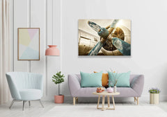 Wall Art Print - Vintage Aircraft Engine