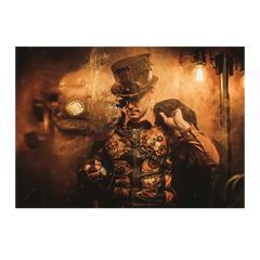 Wall Art Print - Steampunk Gentleman Portrait